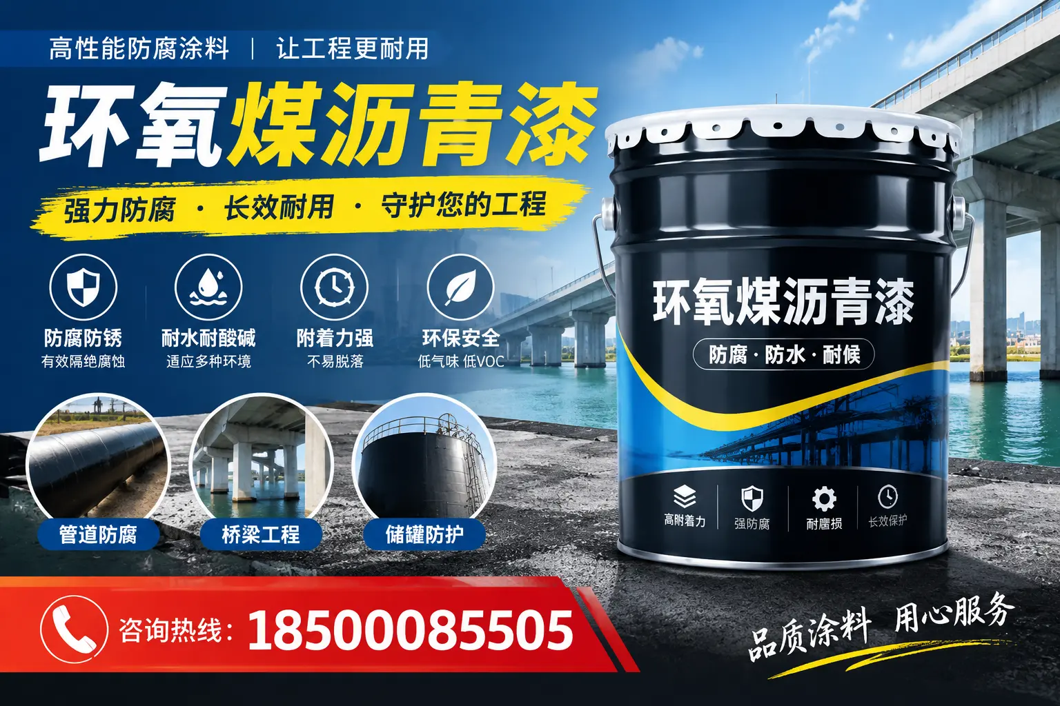 环氧煤沥青漆的施工流程详解,自贡企业的必备知识